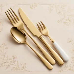 Royal Gold Cutlery Set